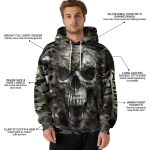 personalized army black knights camo skull hoodie best selling