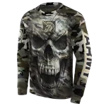 personalized army black knights camo skull hoodie best selling