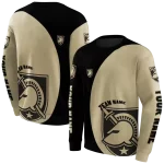 personalized army black knights minimalist design gold black hoodie best selling