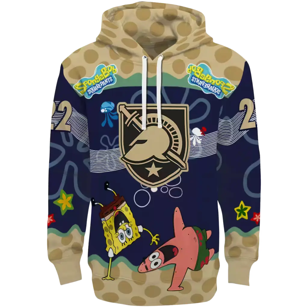 personalized army black knights spongebob patrick star gold navy hoodie best selling personalized army black knights spongebob patrick star gold navy hoodie best selling