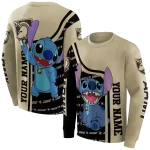 personalized army black knights stitch gold hoodie best selling