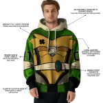 personalized army black knights superhero armor gold green hoodie best selling
