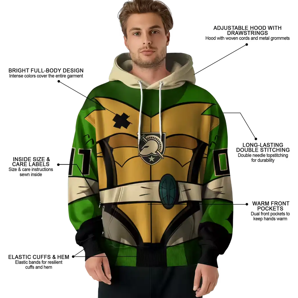 personalized army black knights superhero armor gold green hoodie latest model personalized army black knights superhero armor gold green hoodie latest model