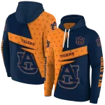 personalized auburn tigers abstract shape navy blue hoodie best selling