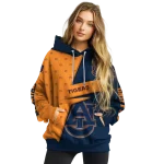 personalized auburn tigers abstract shape navy blue hoodie best selling