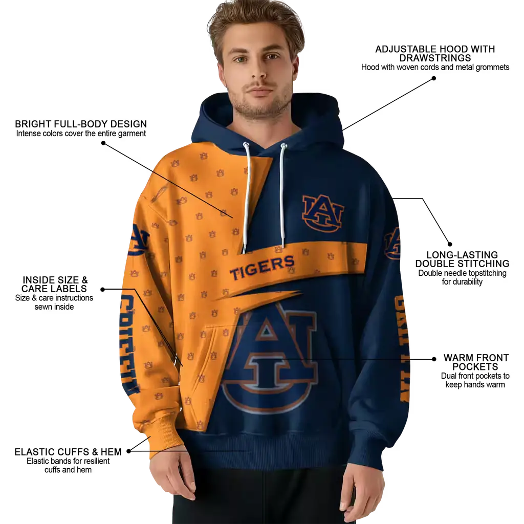 personalized auburn tigers abstract shape navy blue hoodie latest model personalized auburn tigers abstract shape navy blue hoodie latest model