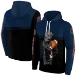 personalized auburn tigers baby groot navy blue black hoodie best selling