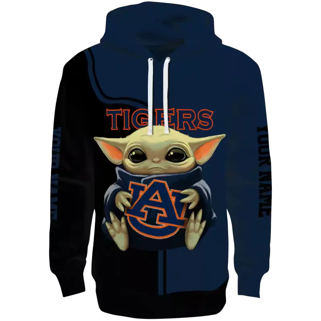 personalized auburn tigers baby yoda navy blue black hoodie best selling personalized auburn tigers baby yoda navy blue black hoodie best selling