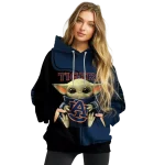 personalized auburn tigers baby yoda navy blue black hoodie best selling