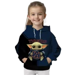 personalized auburn tigers baby yoda navy blue black hoodie best selling