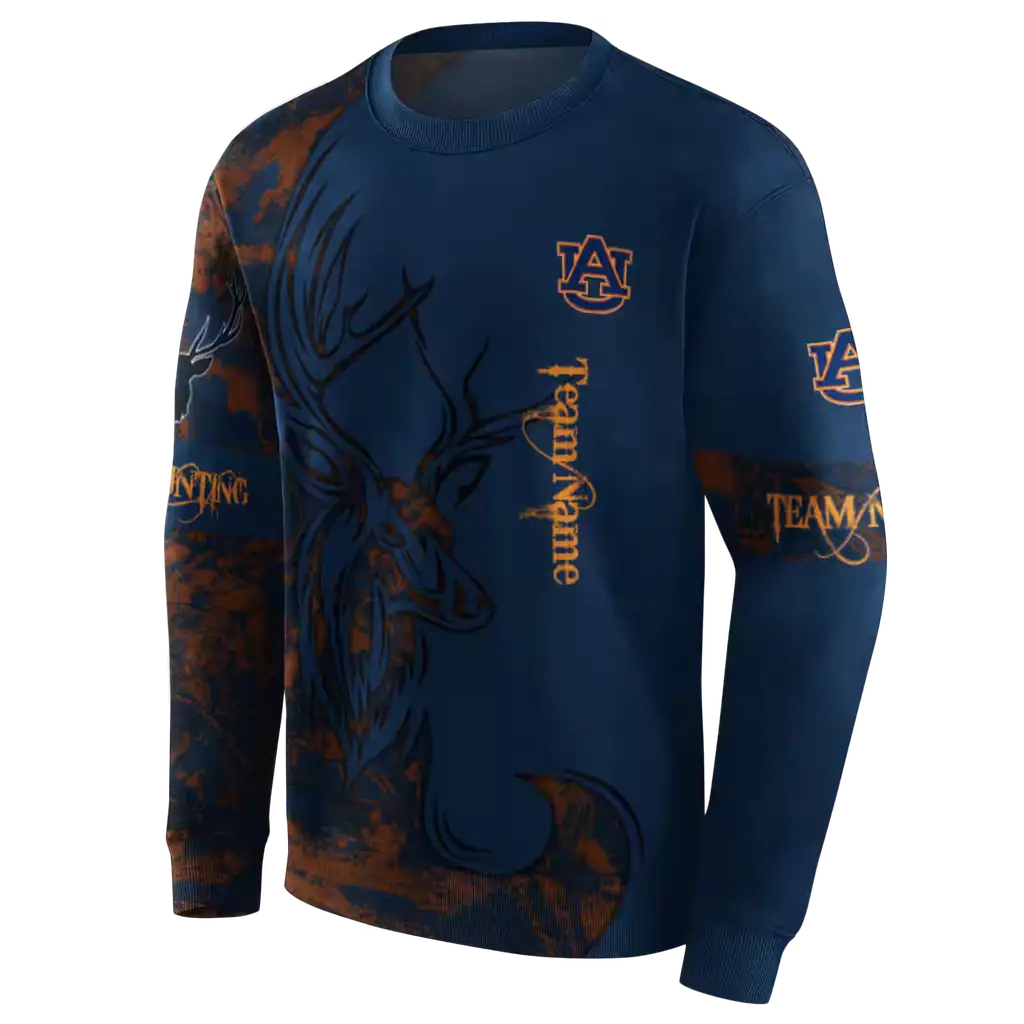personalized auburn tigers deer silhouette navy blue hoodie new arrival personalized auburn tigers deer silhouette navy blue hoodie new arrival