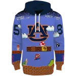 personalized auburn tigers mario blue black hoodie best selling