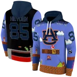personalized auburn tigers mario blue black hoodie best selling