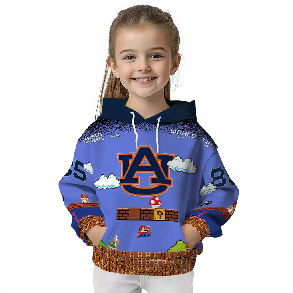 personalized auburn tigers mario blue black hoodie top rated personalized auburn tigers mario blue black hoodie top rated