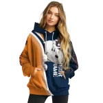 personalized auburn tigers peeking snoopy navy blue hoodie best selling