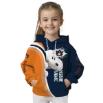 personalized auburn tigers peeking snoopy navy blue hoodie best selling