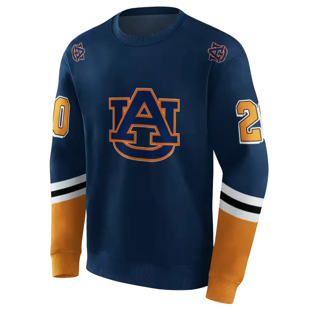 personalized auburn tigers striped sleeves navy blue hoodie new arrival personalized auburn tigers striped sleeves navy blue hoodie new arrival