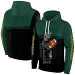 personalized baylor bears baby groot green black hoodie best selling