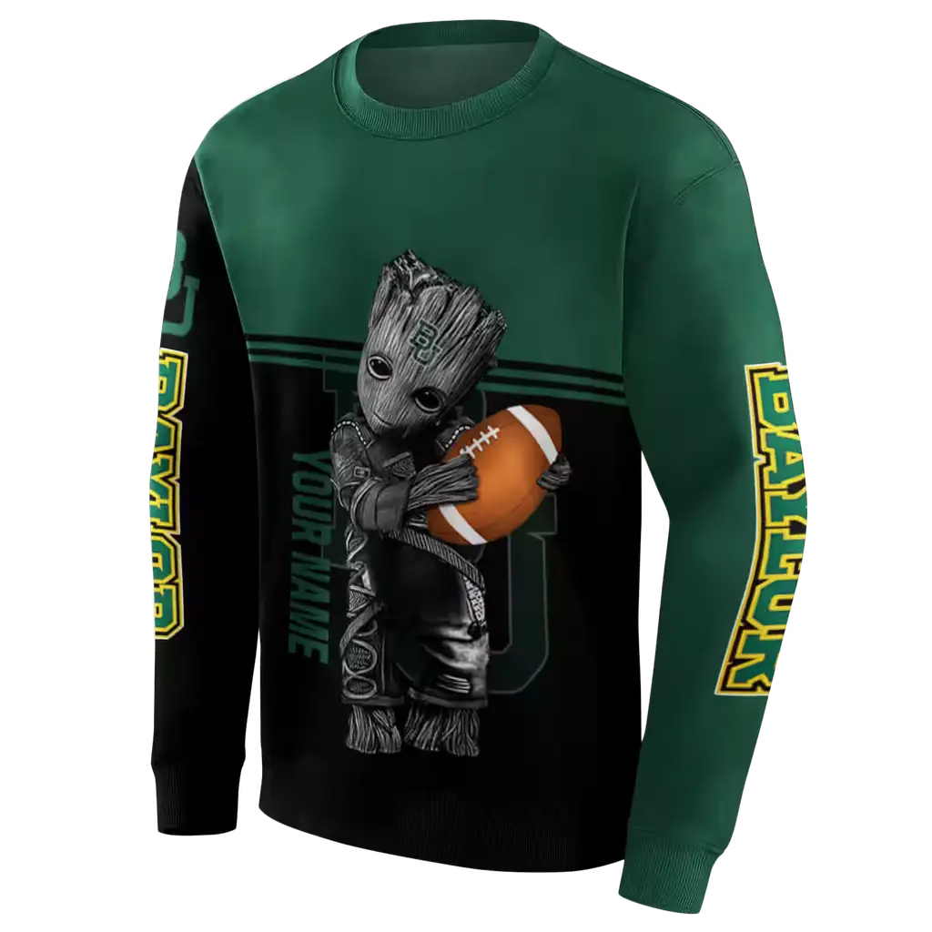 personalized baylor bears baby groot green black hoodie new arrival personalized baylor bears baby groot green black hoodie new arrival