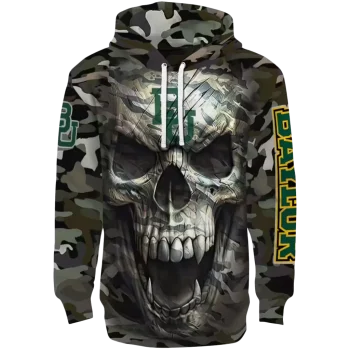 personalized baylor bears camo skull hoodie best selling