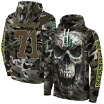 personalized baylor bears camo skull hoodie best selling