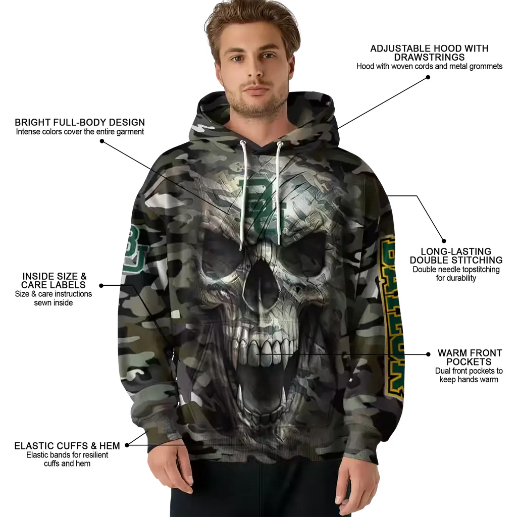 personalized baylor bears camo skull hoodie latest model personalized baylor bears camo skull hoodie latest model