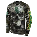 personalized baylor bears camo skull hoodie best selling
