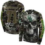 personalized baylor bears camo skull hoodie best selling