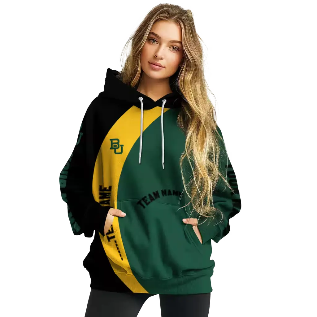 personalized baylor bears minimalist design green black hoodie high quality personalized baylor bears minimalist design green black hoodie high quality