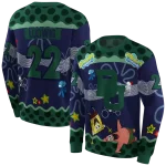 personalized baylor bears spongebob patrick star green navy hoodie best selling