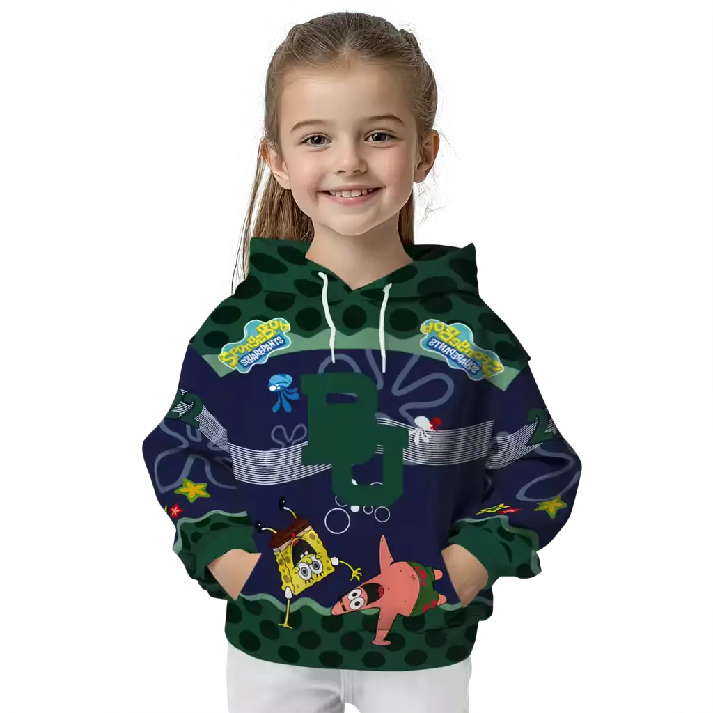 personalized baylor bears spongebob patrick star green navy hoodie top rated personalized baylor bears spongebob patrick star green navy hoodie top rated