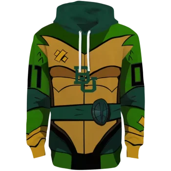 personalized baylor bears superhero armor green hoodie best selling