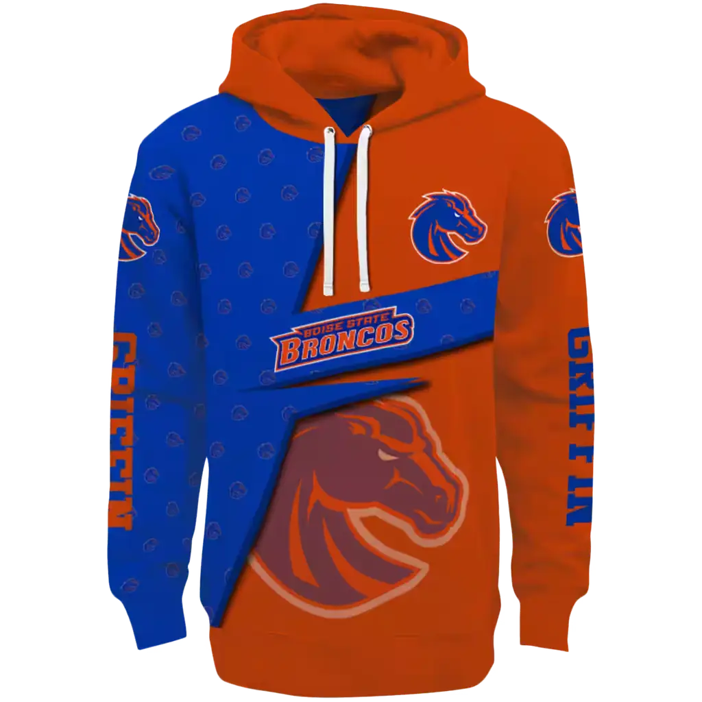 personalized boise state broncos abstract shape orange hoodie best selling personalized boise state broncos abstract shape orange hoodie best selling