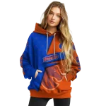 personalized boise state broncos abstract shape orange hoodie best selling