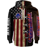 personalized boise state broncos american pride hoodie best selling