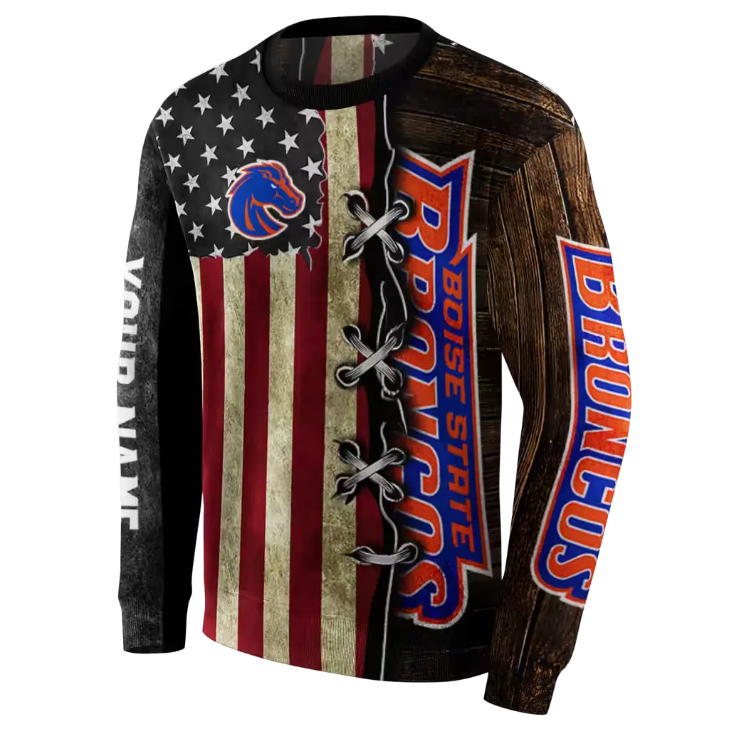 personalized boise state broncos american pride hoodie new arrival personalized boise state broncos american pride hoodie new arrival