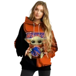 personalized boise state broncos baby yoda orange black hoodie best selling