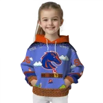 personalized boise state broncos mario blue black hoodie best selling