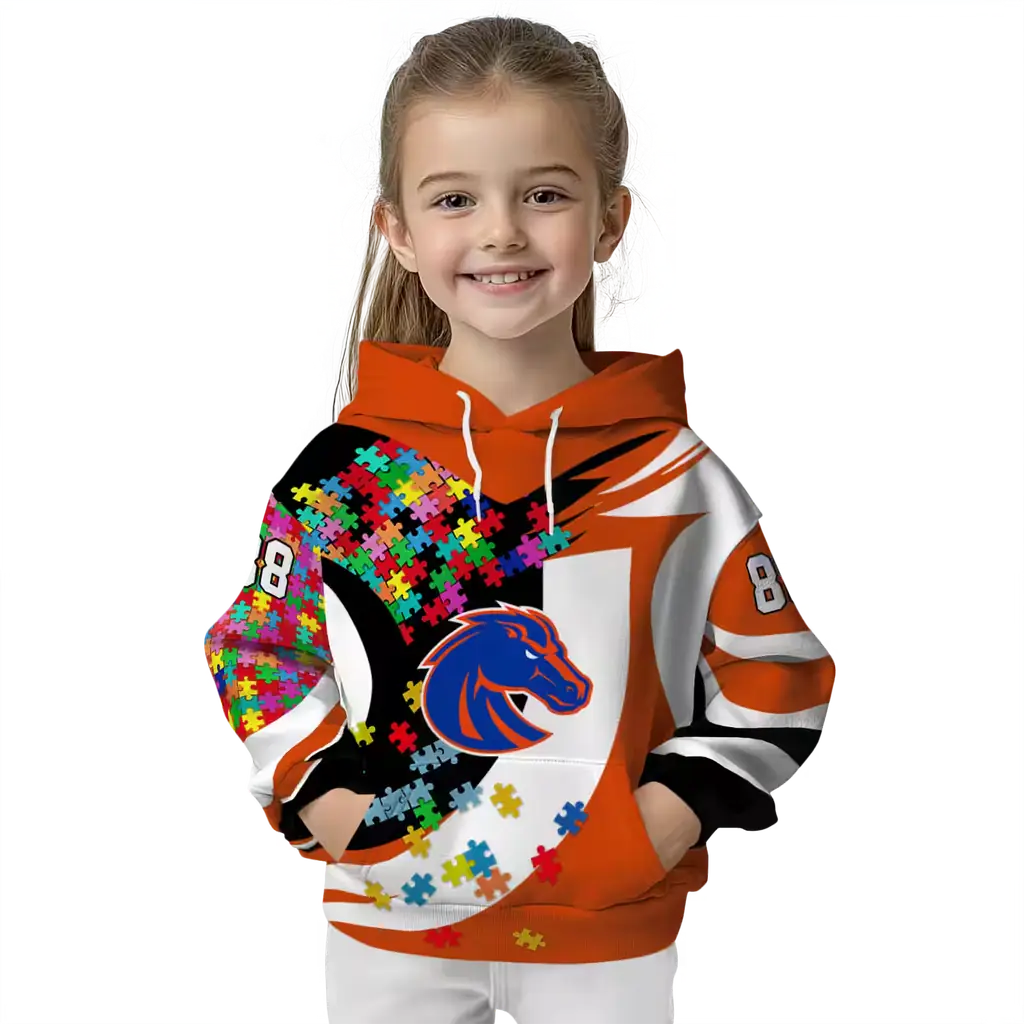 personalized boise state broncos puzzle pieces orange hoodie top rated personalized boise state broncos puzzle pieces orange hoodie top rated