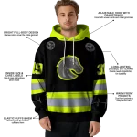 personalized boise state broncos safety motif black neon green hoodie best selling