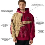 personalized boston college eagles abstract shape maroon hoodie best selling