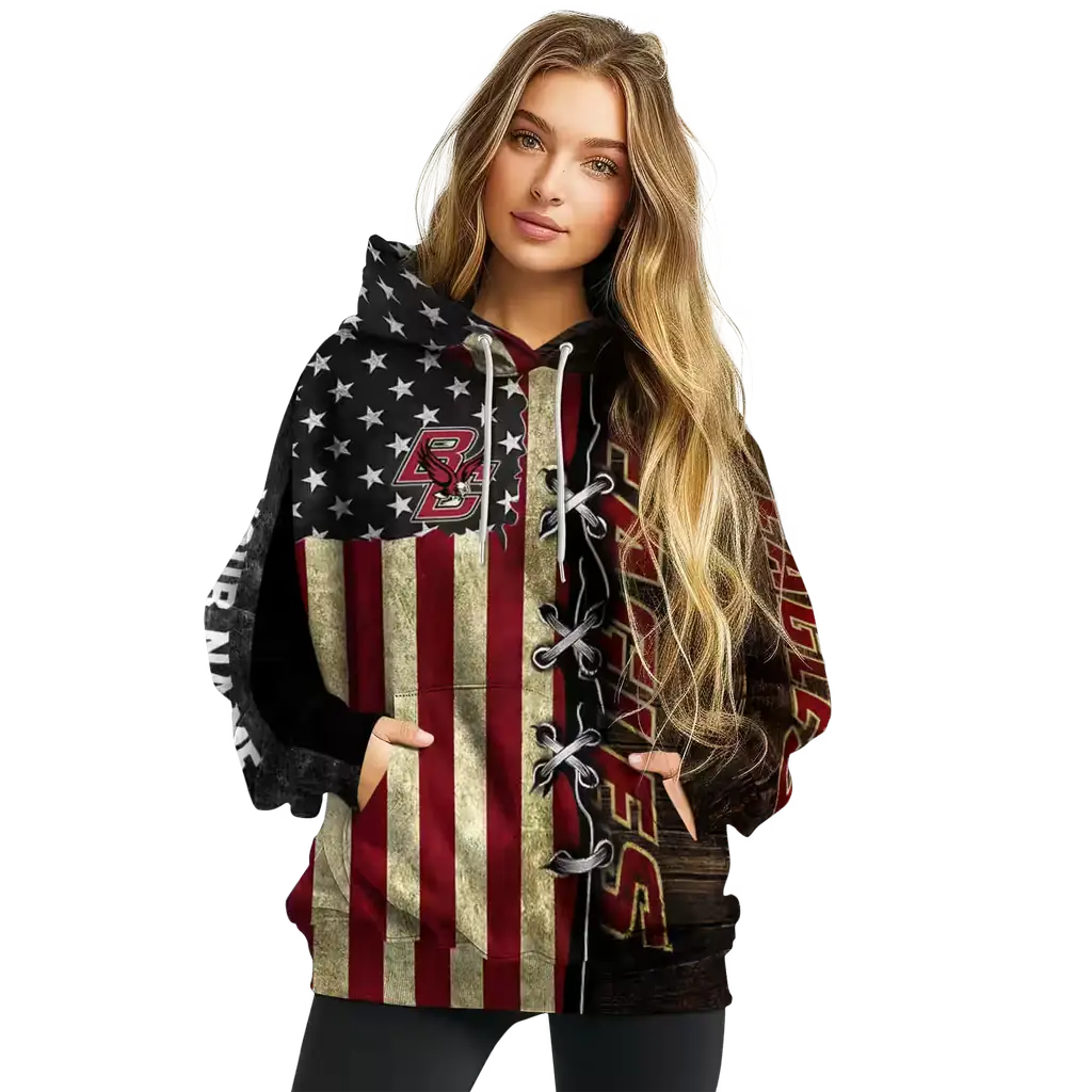 personalized boston college eagles american pride hoodie high quality personalized boston college eagles american pride hoodie high quality