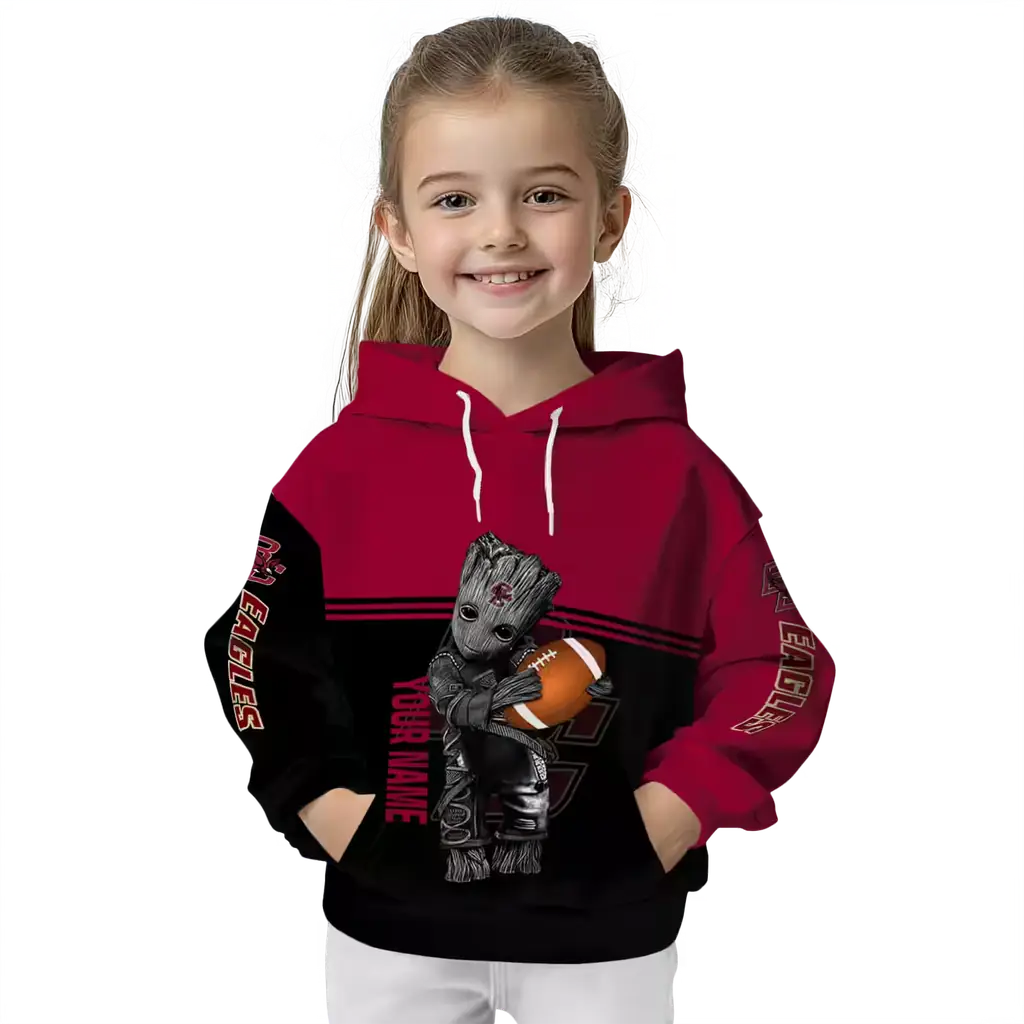 personalized boston college eagles baby groot maroon black hoodie top rated personalized boston college eagles baby groot maroon black hoodie top rated