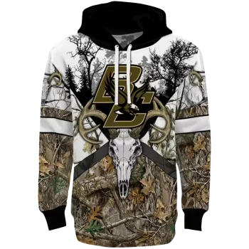 personalized boston college eagles forest silhouette hoodie best selling