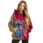 personalized boston college eagles stitch maroon hoodie best selling