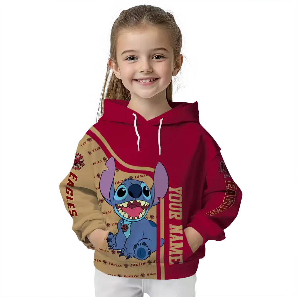 personalized boston college eagles stitch maroon hoodie top rated personalized boston college eagles stitch maroon hoodie top rated