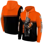 personalized bowling green falcons baby groot orange black hoodie best selling