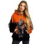 personalized bowling green falcons baby groot orange black hoodie best selling