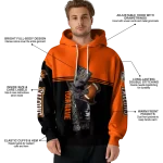 personalized bowling green falcons baby groot orange black hoodie best selling