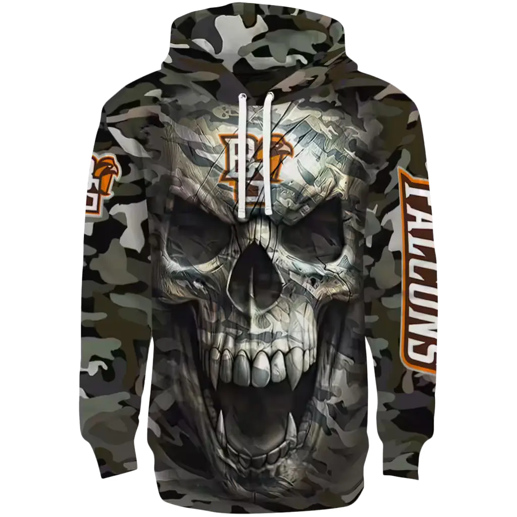 personalized bowling green falcons camo skull hoodie best selling personalized bowling green falcons camo skull hoodie best selling